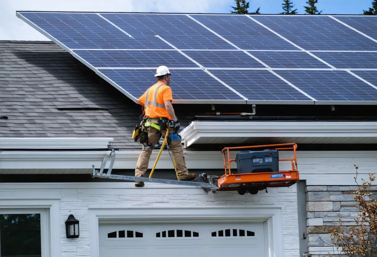 Solar battery storage anchorage in Anchorage